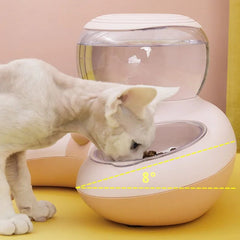 HOOPET New Style Cat Automatic Drinking Feeding Bowl Anti - overturning Non - slip Bowl for Cats Dogs Cat Food Holder Teddy Dog Bowl - PetPals Store