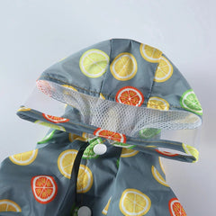 Dog Raincoat Dog Hooded Poncho 4 Legs Dog Rain Jacket with D Leash Ring Waterproof Dog Rain Clothes for Small Medium Dogs - PetPals Store