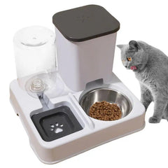 2 in 1 Automatic Pet Feeder Cat Feeder and Water Dispenser Portable Automatic Feeders Non - Slip Pet Bowl Pet Supplies for Cat Dog - PetPals Store