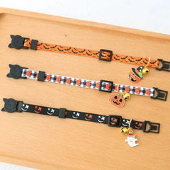 Halloween Cat Collars Adjustable Pet Collar Dog Necklace Kitten Puppy Pendant Pet Products Cat Accessories Halloween Decoration - PetPals Store