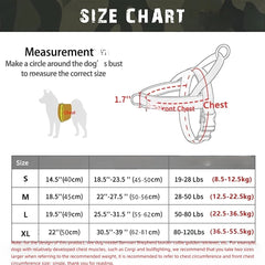 New Dog Tactical Chest Harness Nylon Material Medium and Large Dog A7 Pet Chest Harness Dog Leash - PetPals Store