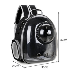 Pet Cat Carrying Bag Space Pet Backpacks Breathable Portable Transparent Backpack Puppy Dog Transport Carrier Space Capsule Bags - PetPals Store