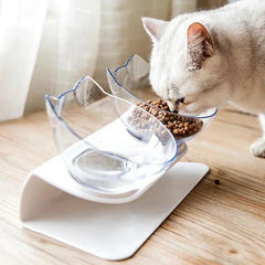Non - Slip Double Cat Bowl Dog Bowl With Stand Pet Feeding Cat Water Bowl For Cats Food Pet Bowls For Dogs - PetPals Store
