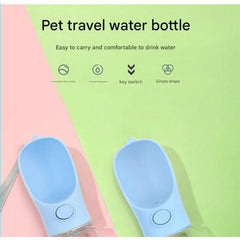 Portable Leakproof Collapsible Dog Water Bottle with Bowl - BPA - Free, Durable & Lightweight Pet Hydration for Travel, Hiking & O - PetPals Store