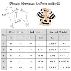 Winter Dog Clothes Chihuahua Soft Puppy Kitten High Striped Cardigan Warm Knitted Sweater Coat Fashion Clothing for Pet Dogs Cat - PetPals Store