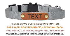 Nylon Cat Collar Personalized Adjustable Breakaway Soft Tag Pet Products Bell Small Dog Kitten Safety Accessories Necklace - PetPals Store