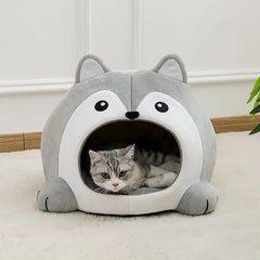 Very Soft Cat Bed Pet Basket Cat House Sofa Small Dog Lounger Cushion Kittens Cave Puppy Mat House Tent Bed Supplies For Cats - PetPals Store