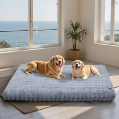 Ultra Plush Dog Bed Soft Pet Cushion Large Dog Crate Puppy Mattress Washable Mat - PetPals Store