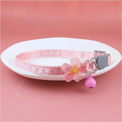 Pet Collar Pink Lace Bow Hanging Bead Cat Choker Bell Dog Cat Supplies Pet Accessories Dog Accessories Dog Cat Products - PetPals Store