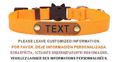 Nylon Cat Collar Personalized Adjustable Breakaway Soft Tag Pet Products Bell Small Dog Kitten Safety Accessories Necklace - PetPals Store