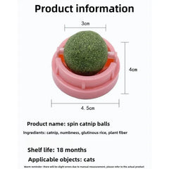Premium Cat Toys with Catnip Active Mint Dental Sensory Sticks Self Pet Bed Ball Grinding for Indoor Cats - PetPals Store