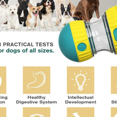 Treat Enrichment Pet Toys Slow Feeder Ball Food Dispensing Puppy Toy for Small Medium Dogs Irregular Rolling Design Dog Toys - PetPals Store