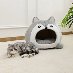 Very Soft Cat Bed Pet Basket Cat House Sofa Small Dog Lounger Cushion Kittens Cave Puppy Mat House Tent Bed Supplies For Cats - PetPals Store