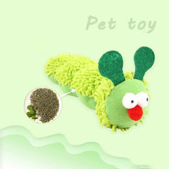 Cat Chew Toys Caterpillar Catnip Molar Toy Silvervine Cat Teaser Interaction Toy Clean Mouth Kitten Toy Pet Supplies Accessories - PetPals Store
