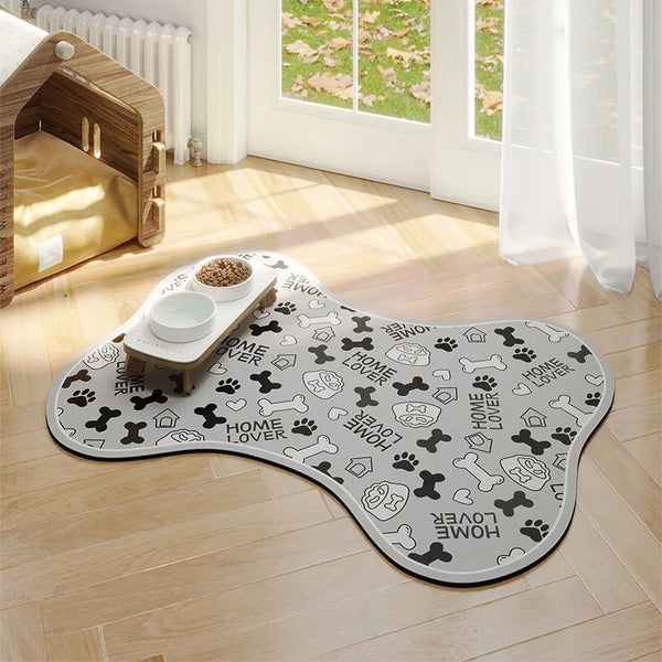 VIKAMA Pet Placemats Non - slip Absorbent Floor Mats for Cats Dogs Cats With Eating Mats Special Leak - proof Food Cat Mats - PetPals Store
