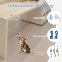Cat Toys Electric Door Hanging Cat Toy Interactive Cat Toy USB Rechargeable Self Play Toy Retractable Kitten Toys - PetPals Store