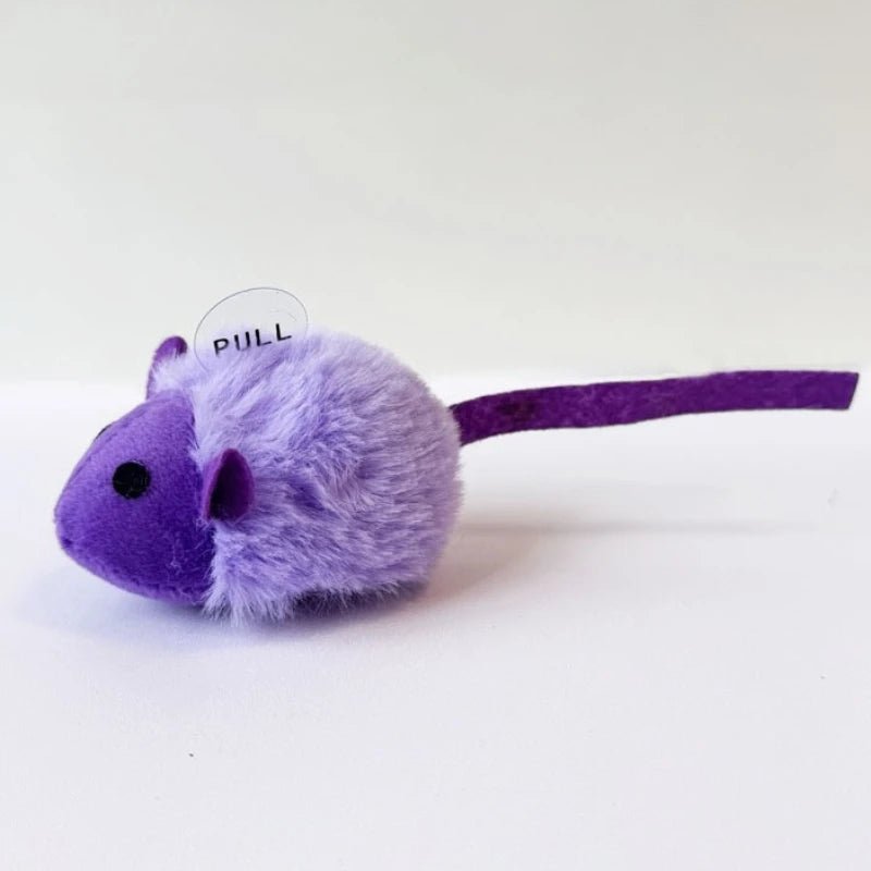 Plush Cat Toy Squeaky Simulation Mouse Interactive Kitten Toy Faux Fur Mice Chew Game Cat Accessories - PetPals Store