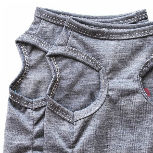 Lovely I Love My Daddy Mommy Small Dog Puppy Pet Cotton Clothes Sleeveless Vest - PetPals Store