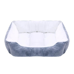 Bed for Dog Cat Pet Square Plush Kennel Medium Small Dog Sofa Bed Cushion Pet Calming Dog Bed House Pet Supplies Accessories - PetPals Store