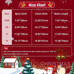 Dog Christmas Pajamas for Small Dogs Winter Chihuahua Yorkie Doggy Pajamas Christmas Doggie Clothes Soft Doggie Pjs Pet Clothes - PetPals Store