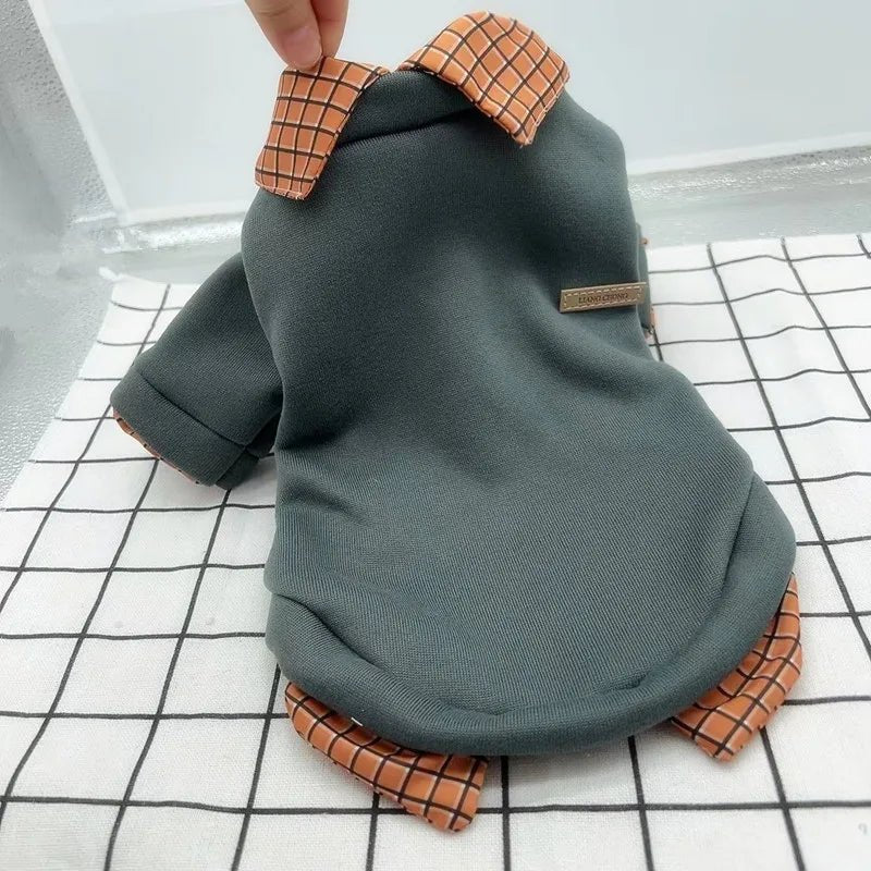 Pet Winter Shirt Hoodie Jacket For Small Dogs Outfit Polo Shirt Pet Clothing Chihuahua Coat Pet Clothes - PetPals Store