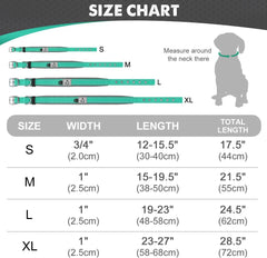 Padded Dog Collars for small Medium large Dogs Reflective Wide Pet Collars Adjustable Heavy Duty Nylon Neoprene Dog Collar - PetPals Store