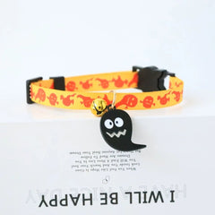 Halloween Cat Collars Adjustable Pet Collar Dog Necklace Kitten Puppy Pendant Pet Products Cat Accessories Halloween Decoration - PetPals Store