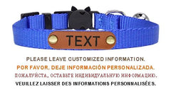 Nylon Cat Collar Personalized Adjustable Breakaway Soft Tag Pet Products Bell Small Dog Kitten Safety Accessories Necklace - PetPals Store