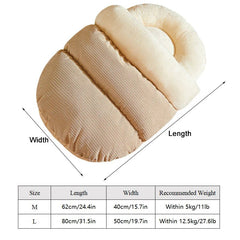 Winter Warm Pet Cat Bed Soft Plush Cat Cave Bed Enclosed Kitten House Pet Sleeping Bed for Cats Small Dogs Pet Supplies - PetPals Store