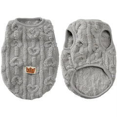 Cat Dog Soft Cozy Clothes Autumn Winter Warm Fleece Sweatshirt for Small Medium Dogs Puppy Kitten Jacket Coat Pet Teddy Sweater - PetPals Store