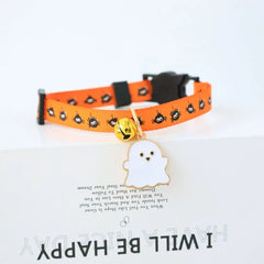 Halloween Cat Collars Adjustable Pet Collar Dog Necklace Kitten Puppy Pendant Pet Products Cat Accessories Halloween Decoration - PetPals Store