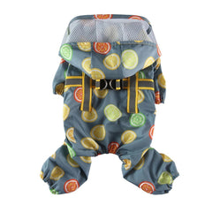 Dog Raincoat Dog Hooded Poncho 4 Legs Dog Rain Jacket with D Leash Ring Waterproof Dog Rain Clothes for Small Medium Dogs - PetPals Store