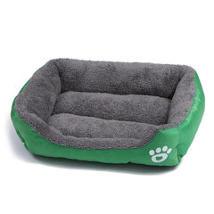 Large Dog Bed Square Plush Cat Nest Kennel All Season Washable Dog Sofa Waterproof Mattress Cat Bed for Medium Dogs Accessories - PetPals Store
