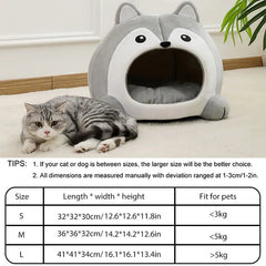 Very Soft Cat Bed Pet Basket Cat House Sofa Small Dog Lounger Cushion Kittens Cave Puppy Mat House Tent Bed Supplies For Cats - PetPals Store