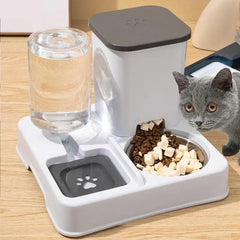 2 in 1 Automatic Pet Feeder Cat Feeder and Water Dispenser Portable Automatic Feeders Non - Slip Pet Bowl Pet Supplies for Cat Dog - PetPals Store