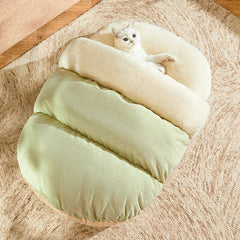 Winter Warm Pet Cat Bed Soft Plush Cat Cave Bed Enclosed Kitten House Pet Sleeping Bed for Cats Small Dogs Pet Supplies - PetPals Store