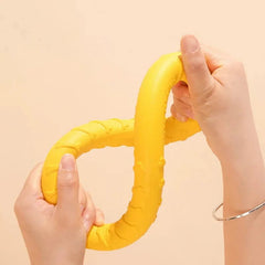 Dog Toy Training Ring Puller Puppy Flying Disk Chewing Toys Throwing Catching Flying Outdoor Interactive Toy Pet Supplies - PetPals Store