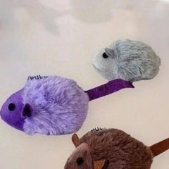 Plush Cat Toy Squeaky Simulation Mouse Interactive Kitten Toy Faux Fur Mice Chew Game Cat Accessories - PetPals Store