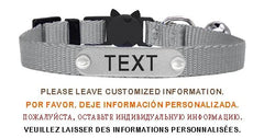 Nylon Cat Collar Personalized Adjustable Breakaway Soft Tag Pet Products Bell Small Dog Kitten Safety Accessories Necklace - PetPals Store