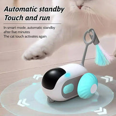 Smart Cat Toy Car Interactive Cat Toy Ball Automatic Rolling Remote Control Toy Car Indoor Cat Accessories Pet Kitten Supplies - PetPals Store