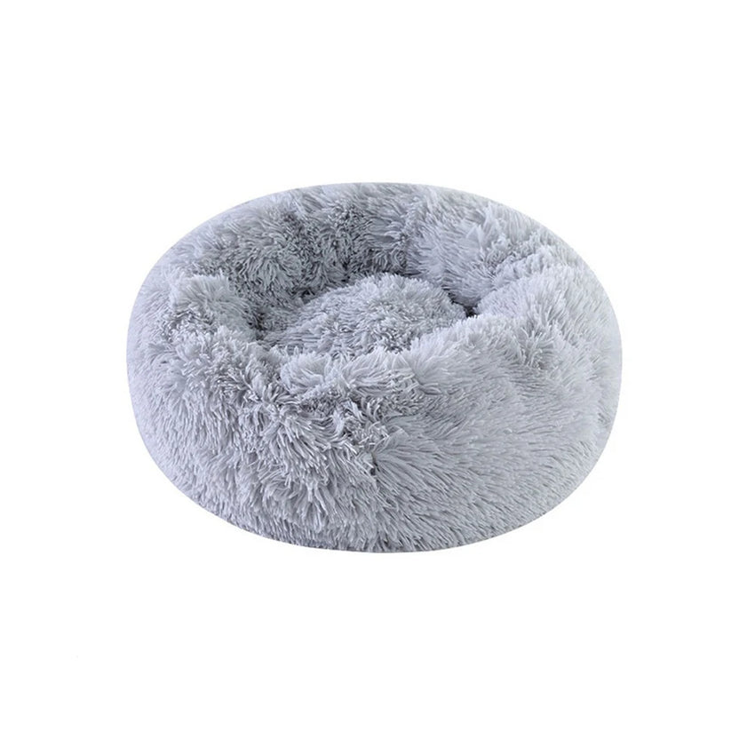 Winter Pet Nest Thicken Plush Warm Pet Nest for Samll Dogs Cats Round Cat Nest Dog Bed Kitten Puppy House Pet Supplies 40CM - PetPals Store