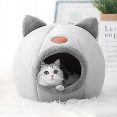New Deep Sleep Comfort In Winter Cat Bed Iittle Mat Basket Small Dog House Products Pets Tent Cozy Cave Nest Indoor Cama Gato - PetPals Store