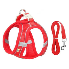Cats Dog Accessories Small Dog Collar Safety Vest Pet Chest Rope Dogs Cover Breathable Adjustable Harnesses Supplies Products - PetPals Store