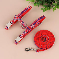 Nylon Cat Harness Vest Leash Lead For Kitten Puppy Adjustable Small Medium Cats Dog Harness With Bell Accessories Leash Set - PetPals Store