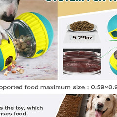 Treat Enrichment Pet Toys Slow Feeder Ball Food Dispensing Puppy Toy for Small Medium Dogs Irregular Rolling Design Dog Toys - PetPals Store