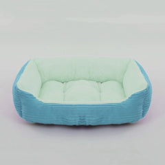 Bed for Dog Cat Pet Square Plush Kennel Medium Small Dog Sofa Bed Cushion Pet Calming Dog Bed House Pet Supplies Accessories - PetPals Store