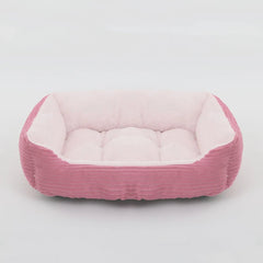 Bed for Dog Cat Pet Square Plush Kennel Medium Small Dog Sofa Bed Cushion Pet Calming Dog Bed House Pet Supplies Accessories - PetPals Store