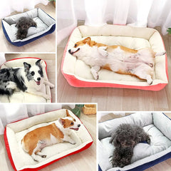 Winter Big Dog Bed Warm Fleece Pet House XXS to XXL for Small Medium Large Dogs Golden Retriever Border Collie Washable Pet Sofa - PetPals Store