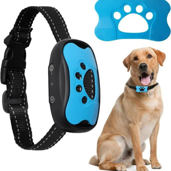 Pet Dog Anti Barking Device USB Rechargeable Dogs Training Collar Ultrasonic Stop Barking Vibration Anti Bark Collar - PetPals Store