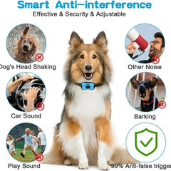 Pet Dog Anti Barking Device USB Rechargeable Dogs Training Collar Ultrasonic Stop Barking Vibration Anti Bark Collar - PetPals Store